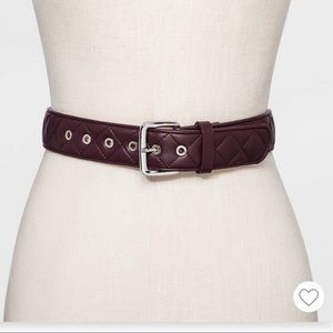 Women's quilted belt Wild Fable. Purple size medium